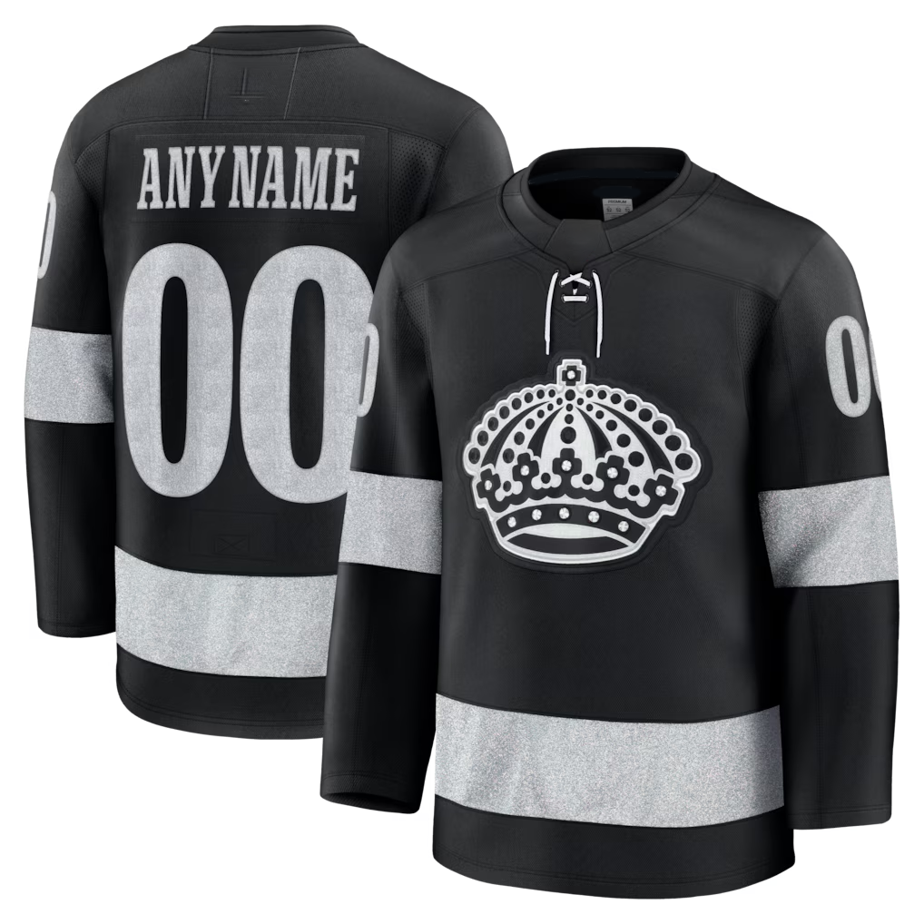 McAdo Custom LA.Kings Black Alternate Premium Jerseys