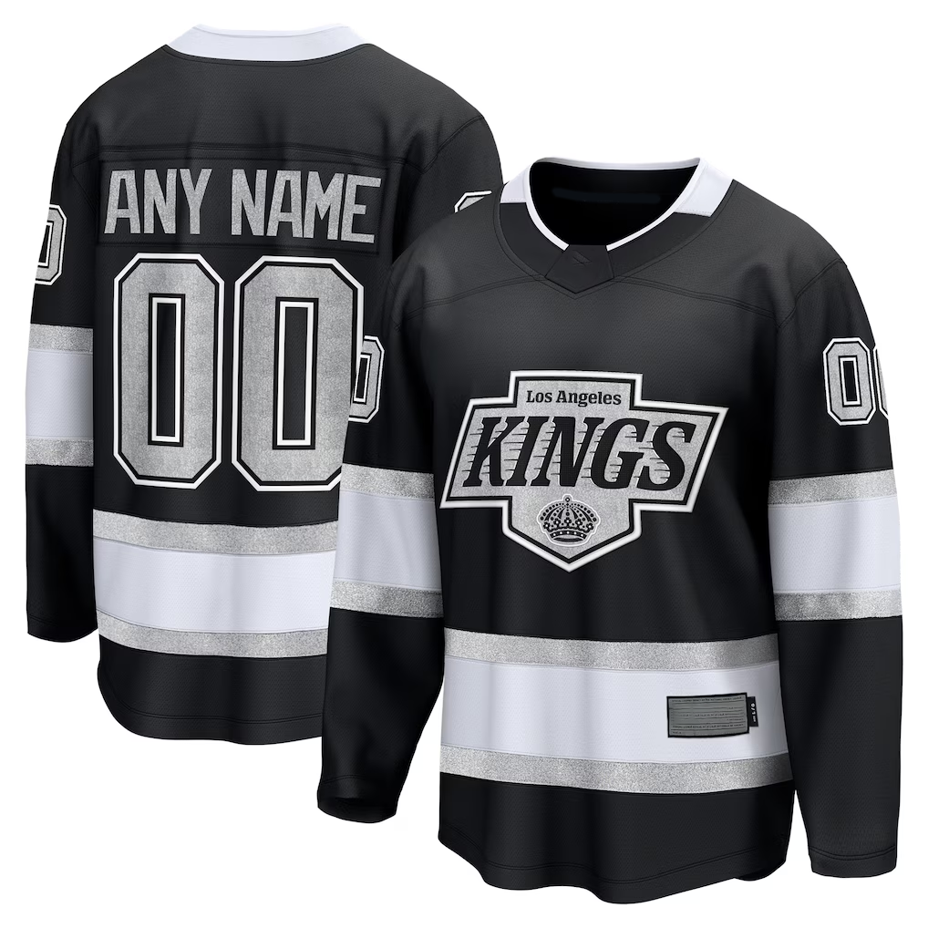 McAdo Custom LA.Kings Black Home Breakaway Jerseys