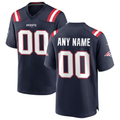 McAdo Custom NE.Patriots Navy Game Stitched Jerseys