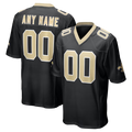 McAdo Custom NO.Saints Black Game Stitched Jerseys