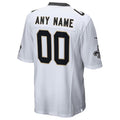 McAdo Custom NO.Saints White Home Game Stitched Jerseys