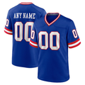 McAdo Custom NY.Giants Royal Classic Game Stitched Jerseys