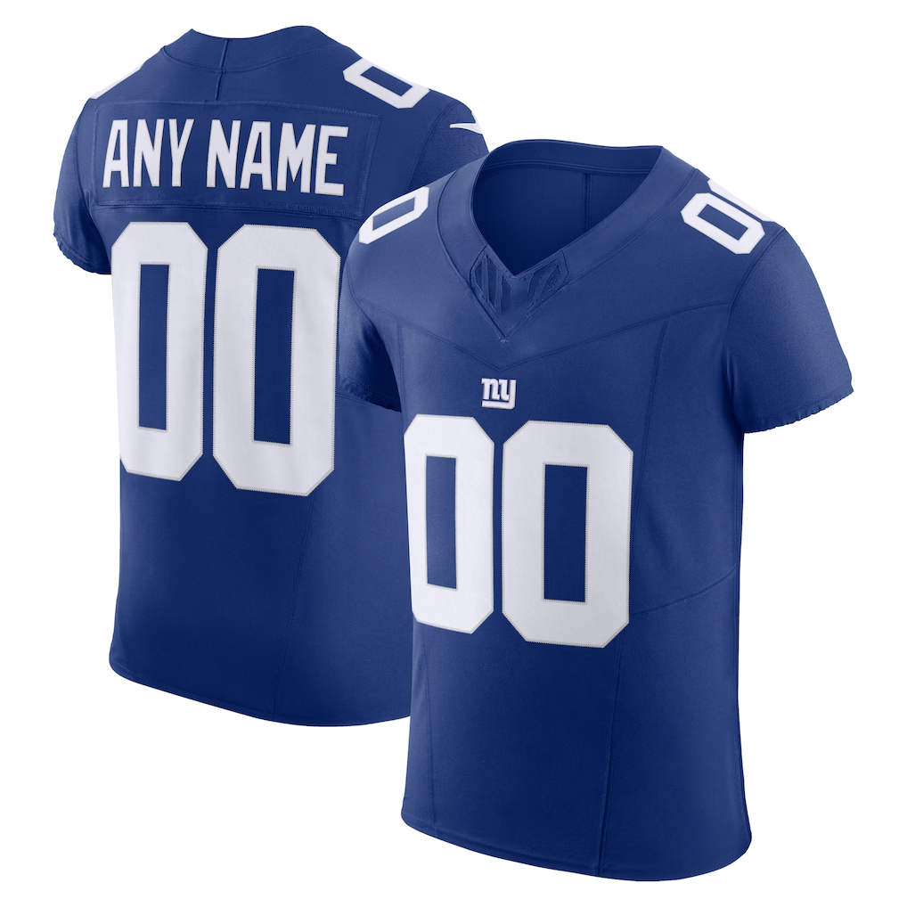 McAdo Custom NY.Giants Royal Vapor F.U.S.E. Elite Stitched Jerseys