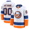McAdo Custom NY.Islanders White Away Premium Jerseys