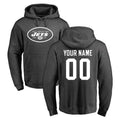 McAdo Custom NY.Jets Gray Pullover Hoodies Limited Game Any Name & Numbers Stitched Jerseys