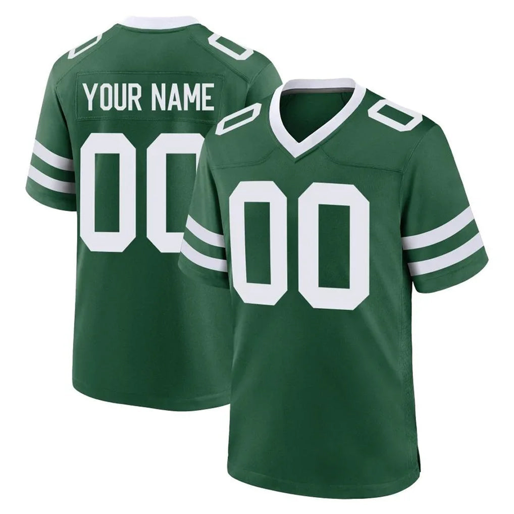 McAdo Custom NY.Jets Green Legacy Home Game Any Name & Numbers Stitched Jerseys