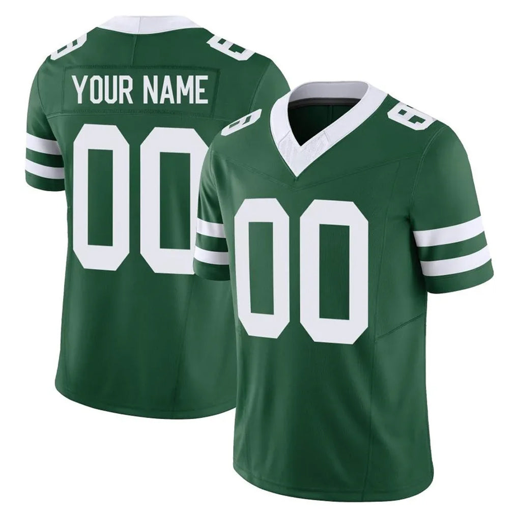 McAdo Custom NY.Jets Green Legacy Limited Vapor F.U.S.E. Home Game Any Name & Numbers Stitched Jerseys