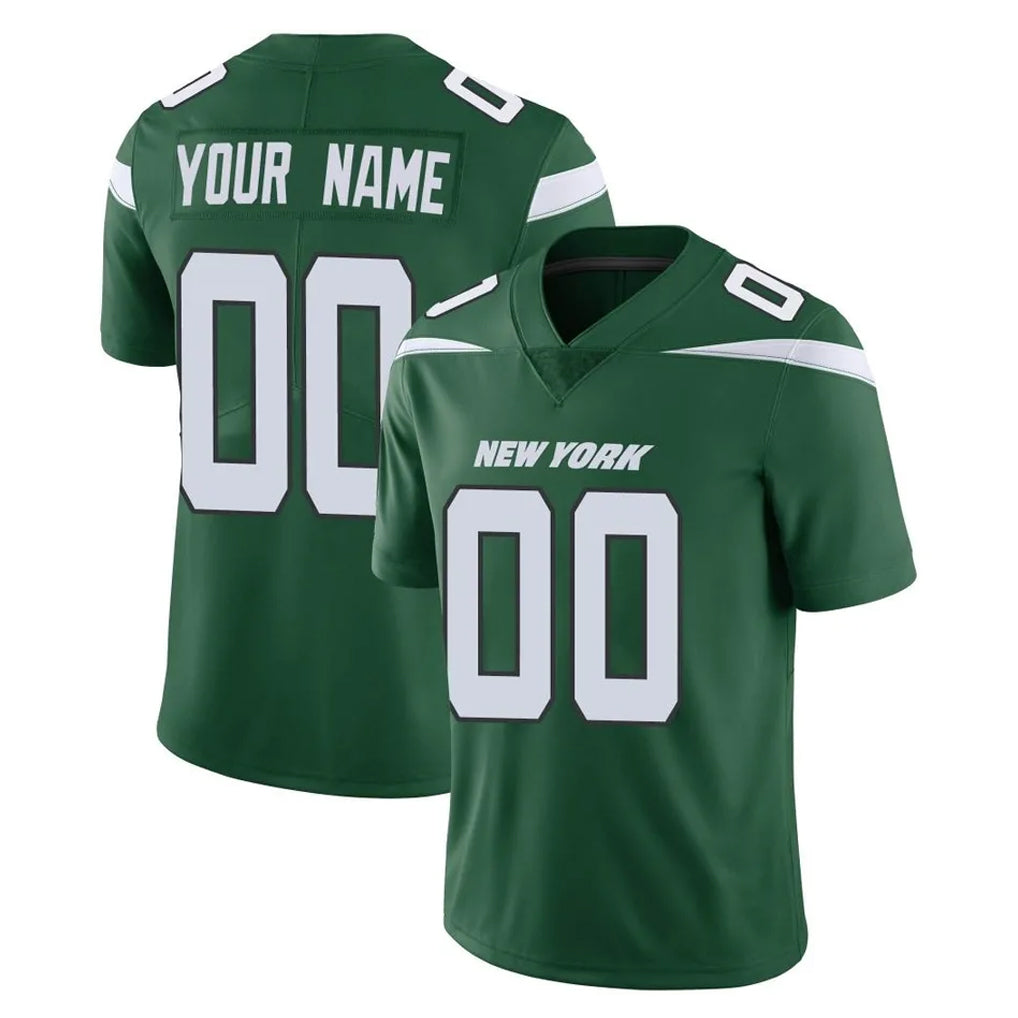 McAdo Custom NY.Jets Green Limited Vapor Home Game Any Name & Numbers Stitched Jerseys