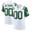McAdo Custom NY.Jets White Classic Alternate Replica Stitched Jerseys