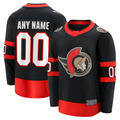 McAdo Custom O.Senators Black Home Breakaway Jerseys