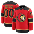 McAdo Custom O.Senators Red Alternate Premium Jerseys