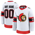 McAdo Custom O.Senators White Away Premium Jerseys