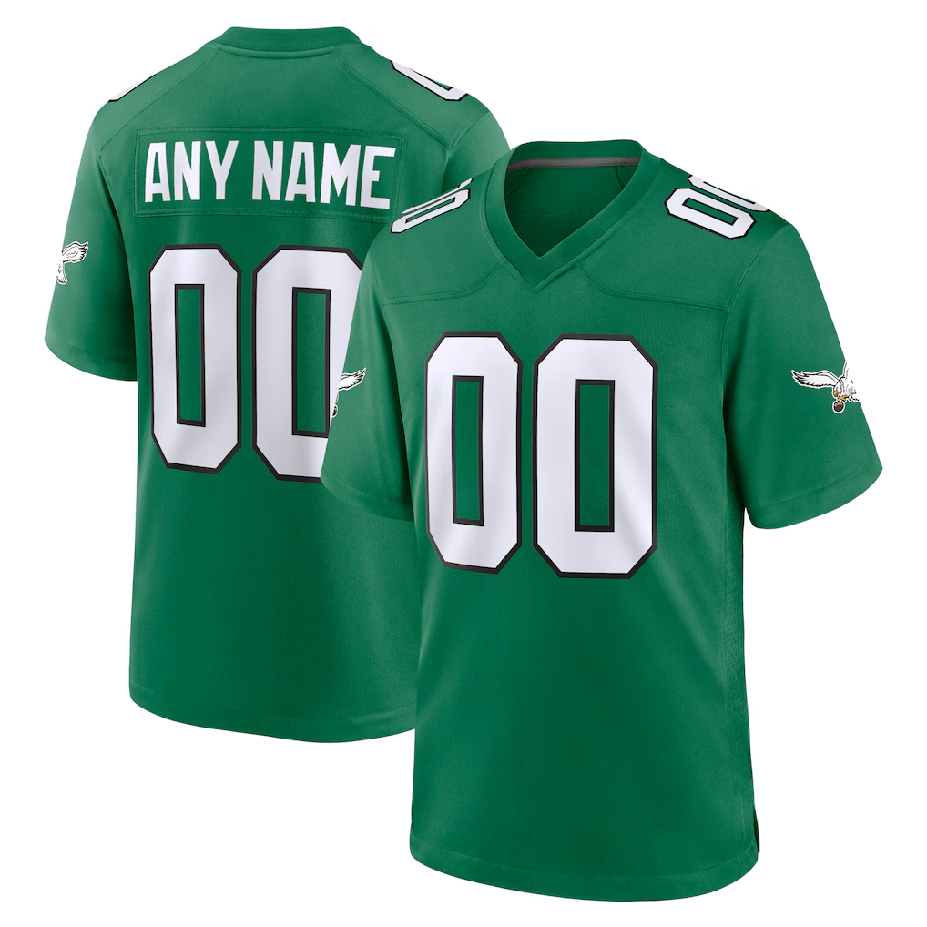 McAdo Custom P.Eagles Kelly Green Alternate Stitched Jerseys