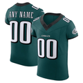 McAdo Custom P.Eagles Midnight Green Team Vapor F.U.S.E. Elite Stitched Jerseys