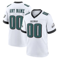 McAdo Custom P.Eagles White White Game Stitched Jerseys