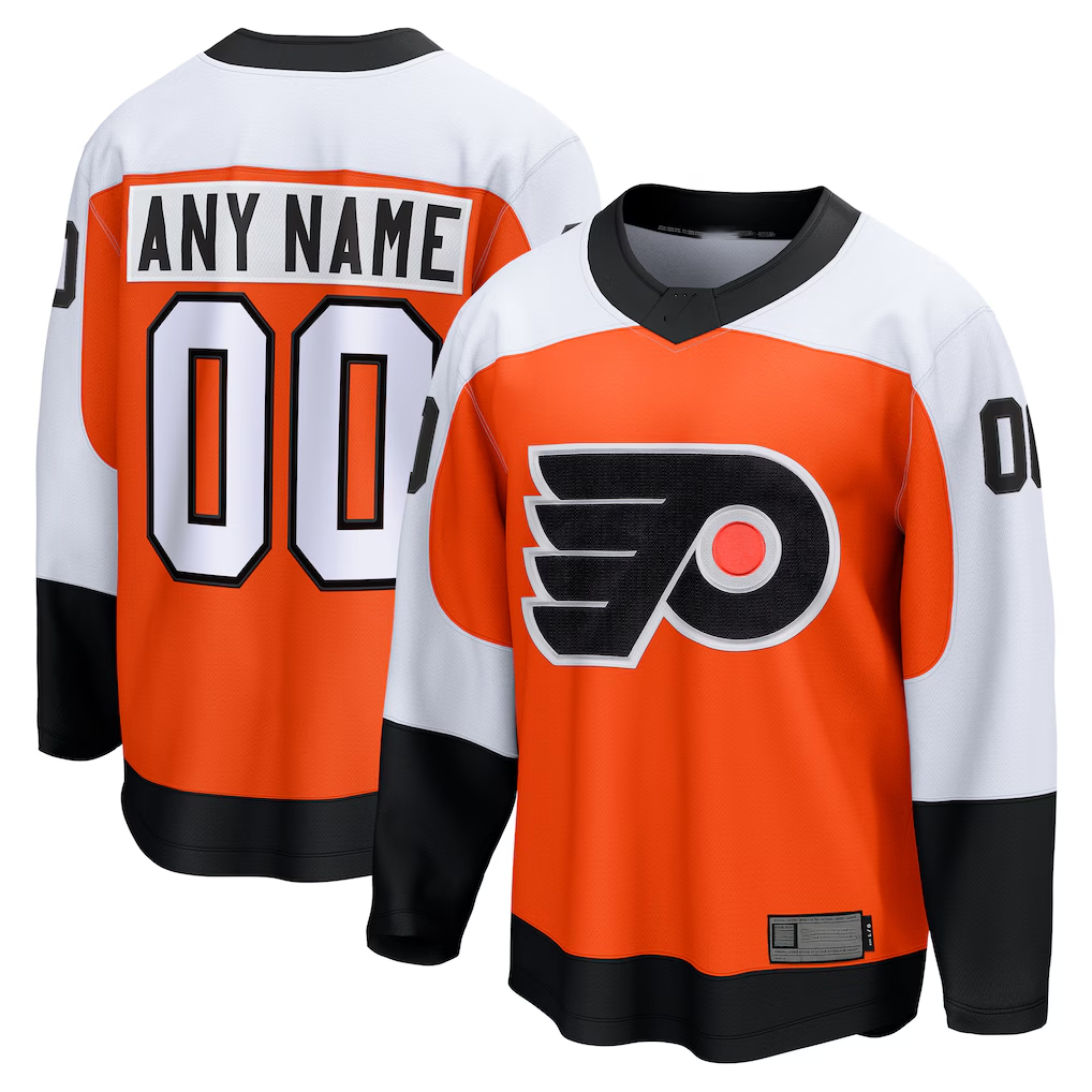 McAdo Custom P.Flyers Orange Home Breakaway Jerseys