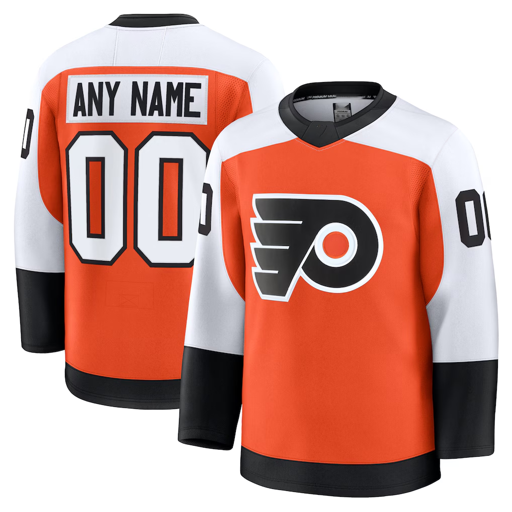 McAdo Custom P.Flyers Orange Home Premium Jerseys