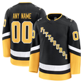 McAdo Custom P.Penguins Black Alternate Premium Jerseys