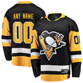 McAdo Custom P.Penguins Black Home Breakaway Jerseys