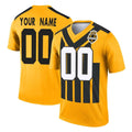 McAdo Custom P.Steelers Gold Legend Limited 1933 Throwback Performance Home Game Any Name & Numbers Stitched Jerseys