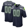 McAdo Custom S.Seahawks College Navy Game Stitched Jerseys