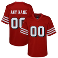 McAdo Custom SF.49ers Scarlet Alternate Game Stitched Jerseys