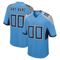 McAdo Custom T.Titans Light Blue Alternate Game Stitched Jerseys