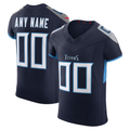 McAdo Custom T.Titans Navy Vapor F.U.S.E. Elite Stitched Jerseys