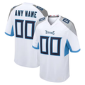 McAdo Custom T.Titans White Game Stitched Jerseys