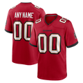 McAdo Custom TB.Buccaneers Red Team Game Stitched Jerseys