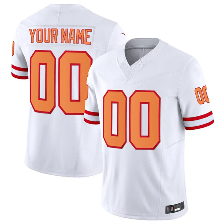 McAdo Custom TB.Buccaneers White Vapor F.U.S.E. Limited Stitched Jerseys