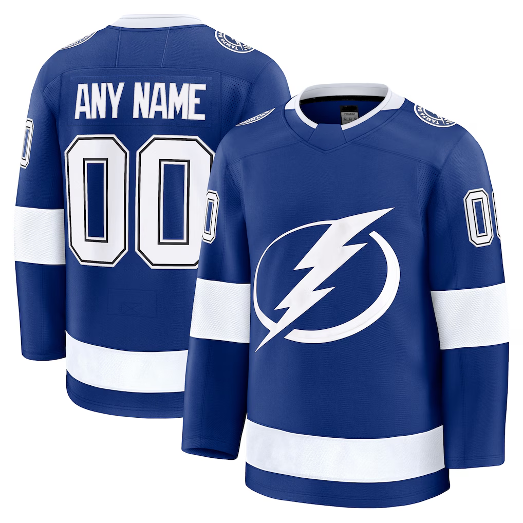 McAdo Custom TB.Lightning Blue Home Premium Jerseys
