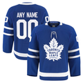 McAdo Custom TM.Leafs Blue Home Authentic Pro Jerseys