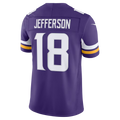 McAdo MN.Vikings #18 Justin Jefferson Purple Team Vapor F.U.S.E. Stitched Limited Jerseys
