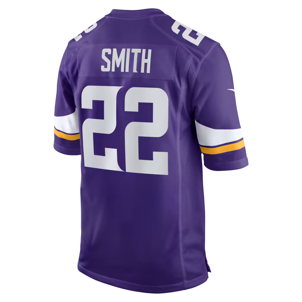 McAdo MN.Vikings #22 Harrison Smith Purple Game Stitched Jerseys