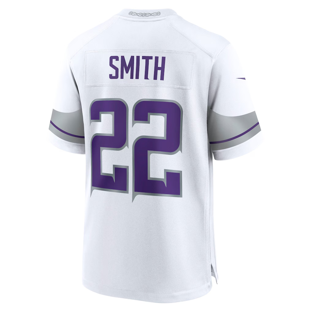 McAdo MN.Vikings #22 Harrison Smith White Alternate Game Stitched Jerseys