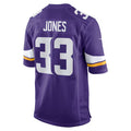 McAdo MN.Vikings #33 Aaron Jones Player Purple Home Game Stitched Jerseys