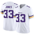 McAdo MN.Vikings #33 Aaron Jones Player White Vapor F.U.S.E. Limited Stitched Jerseys