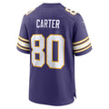 McAdo MN.Vikings #80 Cris Carter Purple Retired Player Alternate Game Stitched Jerseys