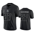 McAdo MN.Vikings #87 T.J. Hockenson Player Black REFLECTIVE Limited Stitched Jerseys