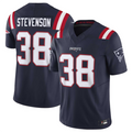 McAdo NE.Patriots #38 Rhamondre Stevenson Navy Vapor F.U.S.E. Limited Jersey American Stitched Jerseys