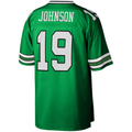 McAdo NY.Jets #19 Keyshawn Johnson Mitchell & Ness Kelly Green Legacy Replica Puhic Stitched Jerseys