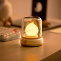 LED Flameless Candle White Noise Night Light Room Decor Lights USB Table Lamp Dimmable Bedside Lamp Camping Light Kids Xmas Gift
